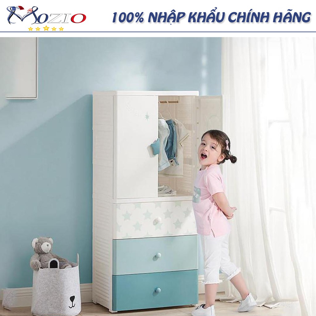 Tủ nhựa Kub đựng quần áo, đồ dùng cho bé | Tủ nhựa trẻ em cao cấp