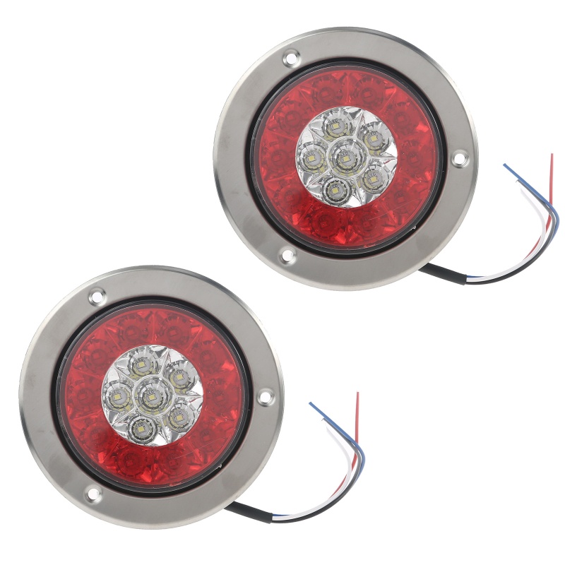 Đèn Led Tròn 16 Bóng Gắn Đuôi Xe Tải Báo Tín Hiệu Xi Nhan