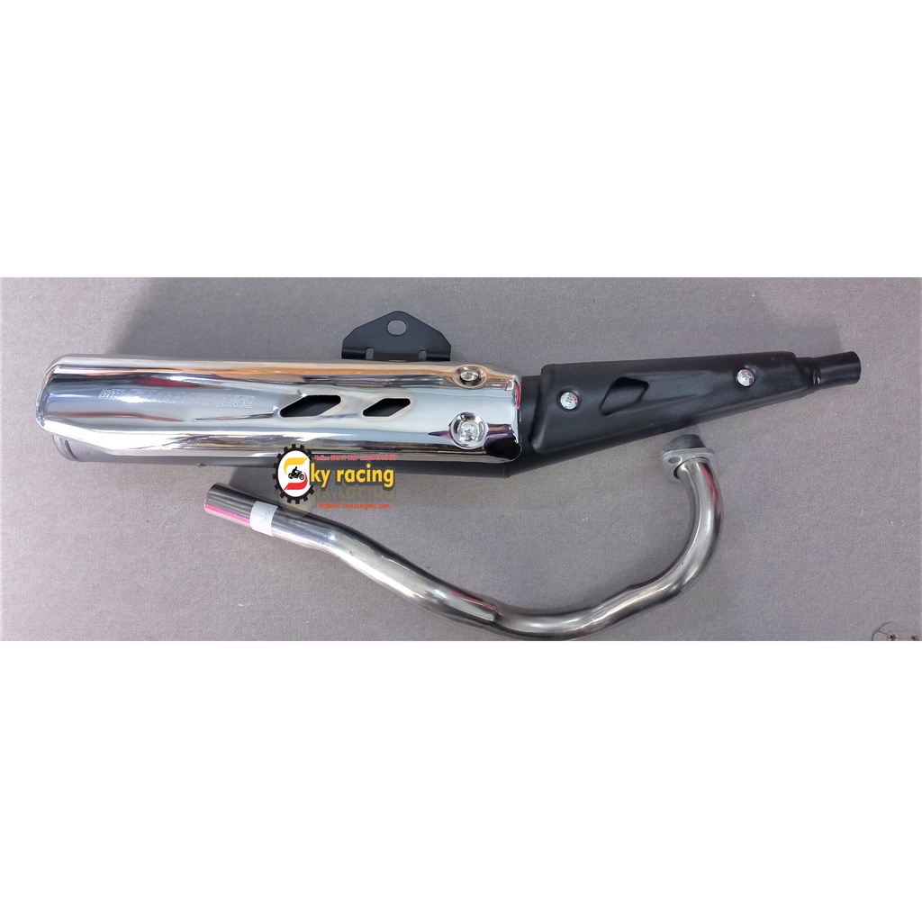 Pô Exciter 2010 Gắn Cho Xe Sirius Ex135 5 số 4 số dr w... tặng kèm ốp pô
