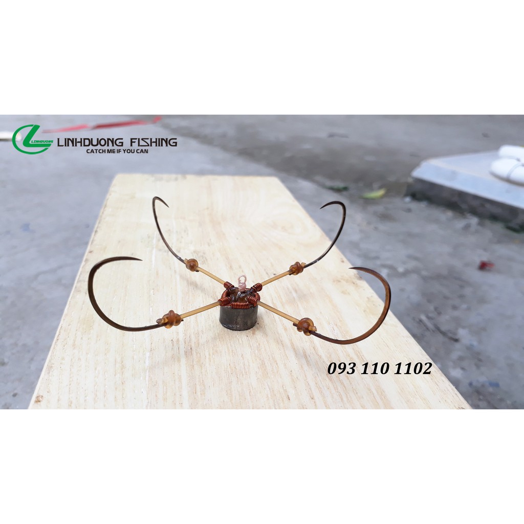 Lưỡi câu tứ tỳ 4. Đầy đủ các size.