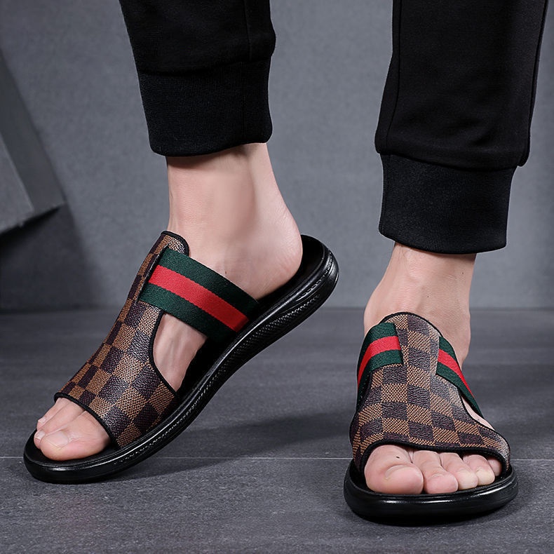 Dép Sandal Da Cao Cấp Thoải Mái Thời Trang Hàn Quốc Dành Cho Nam