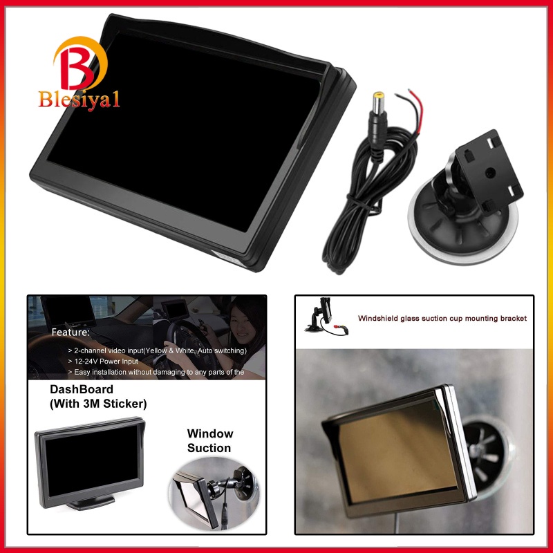 Giá Đỡ Màn Hình Lcd 5 "Tft Cho Camera Sau Xe Hơi Blesiya1 | BigBuy360 - bigbuy360.vn
