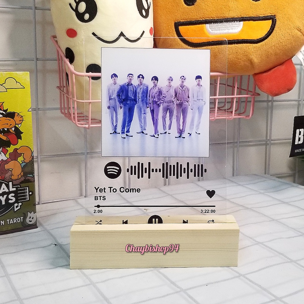 Khung ảnh mica phát nhạc Spotify BTS Proof