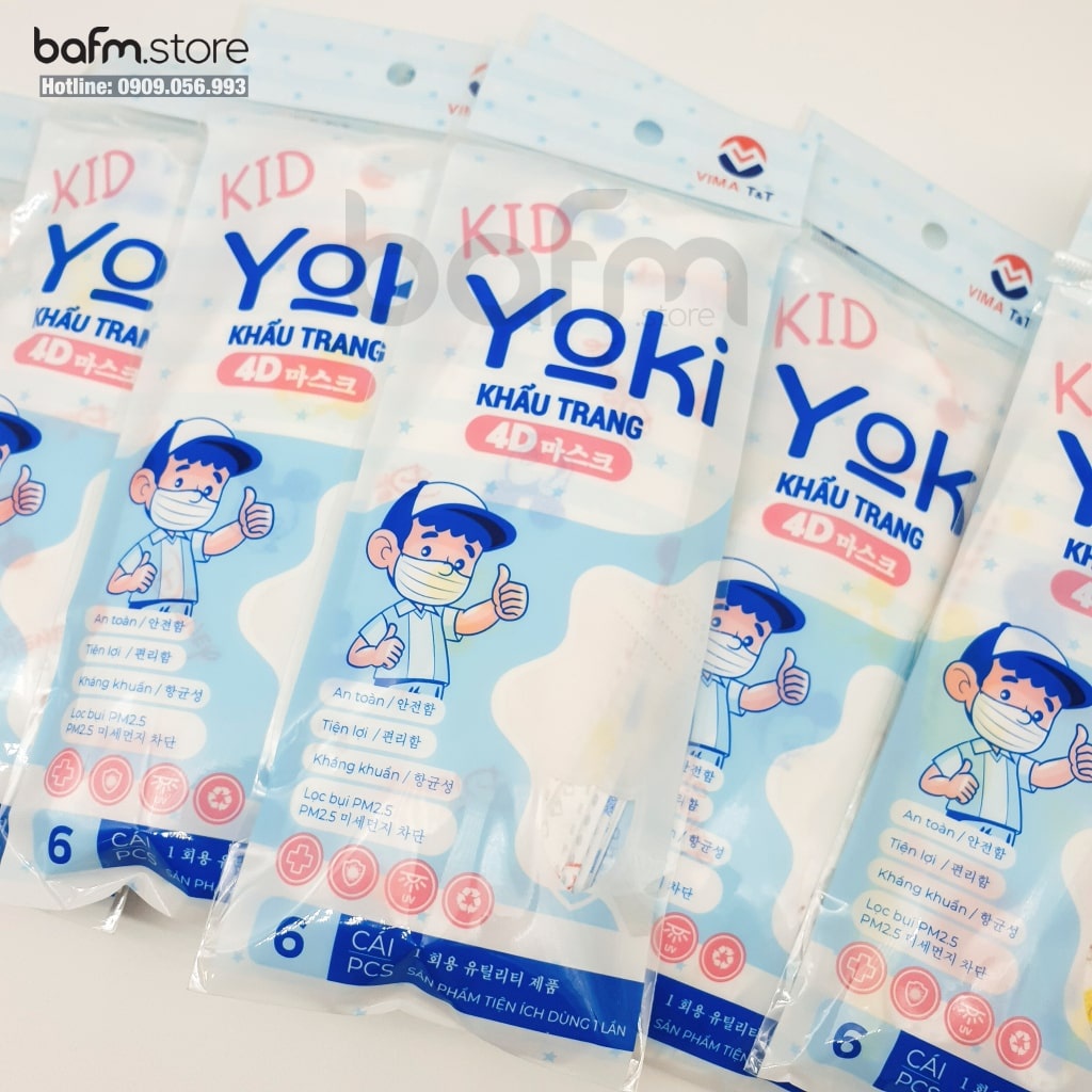 Khẩu Trang 4D Trẻ Em Yoki KF94 Công nghệ Hàn quốc - Họa tiết xinh cho bé từ 2-8 tuổi | BigBuy360 - bigbuy360.vn