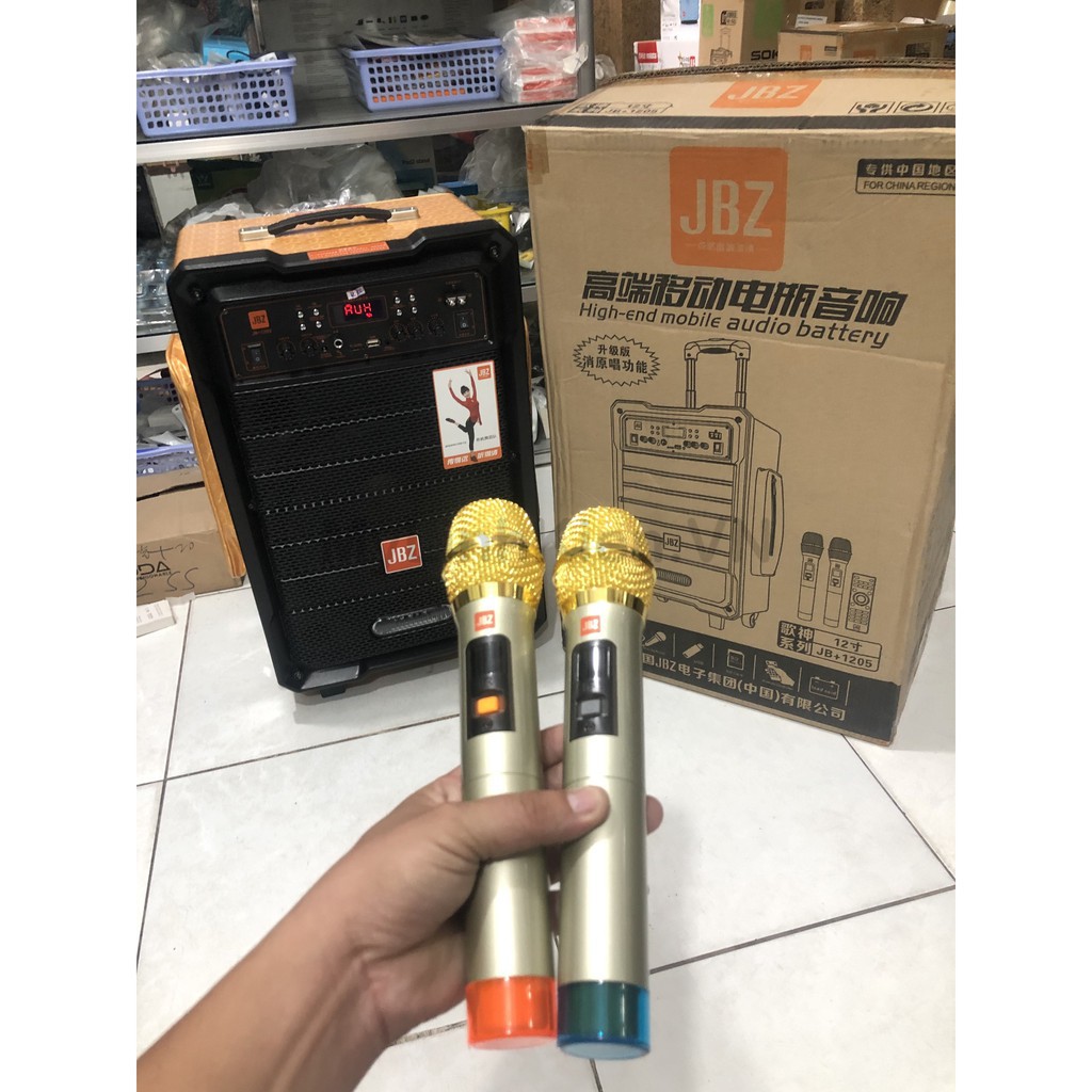Loa Kéo Bluetooth Jbz 1205 Bass 3 Tấc - Bh 6 Tháng - chuyensiphukien1