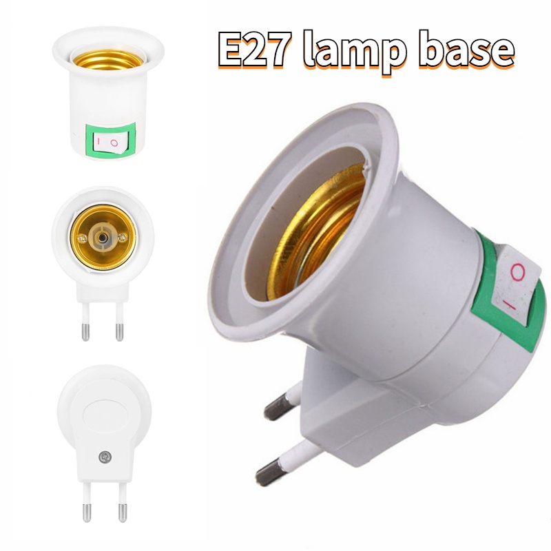 Giá Đỡ Bóng Đèn LED E27 Phích Cắm EU Tiện Dụng