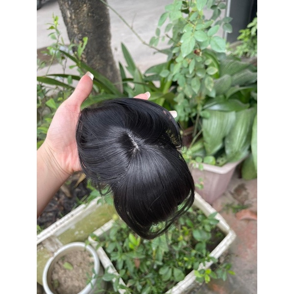 Phủ hói mái ngố tóc giả tơ hàn cao cấp