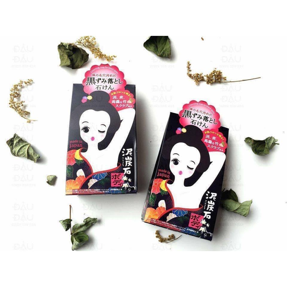 Xà Phòng Thâm Nách Pelican Peat Stone Soap 100g Nhật Bản