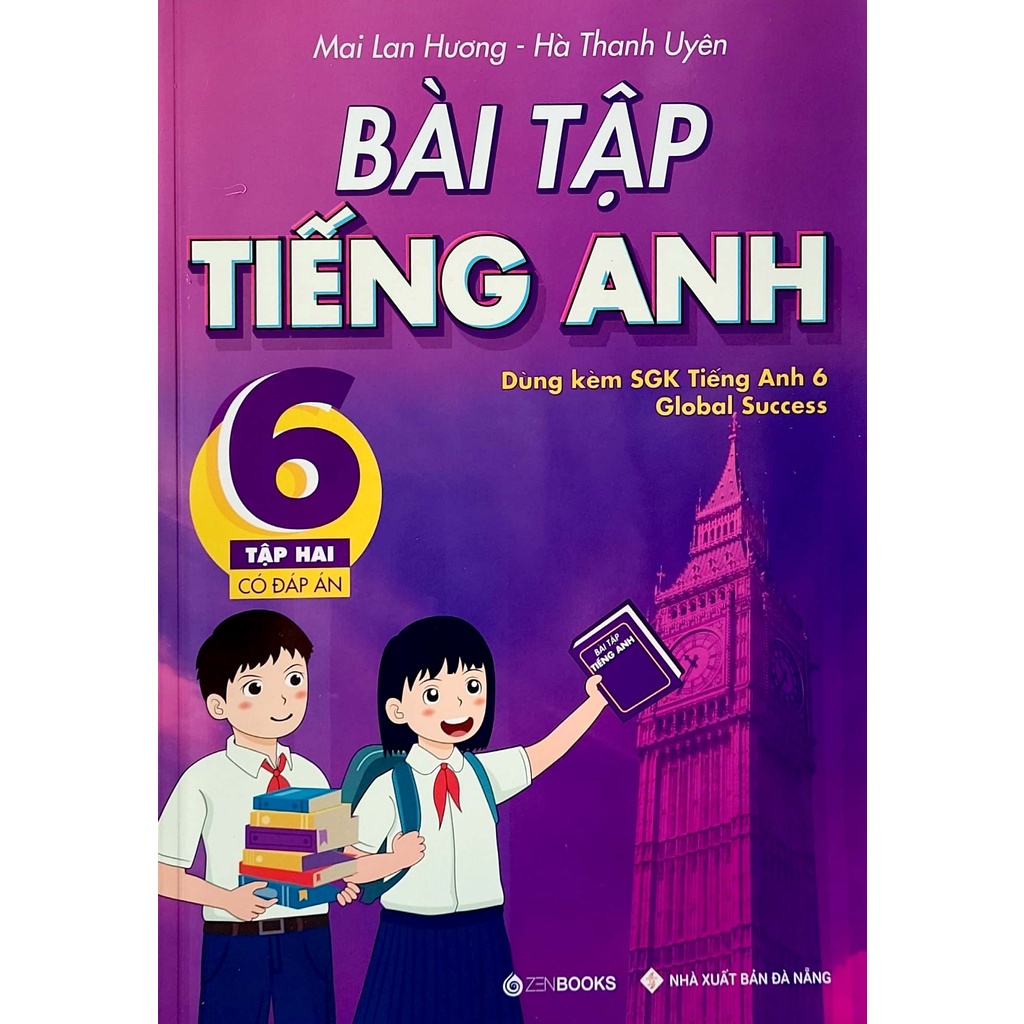 Sách - Bài tập Tiếng Anh 6 tập hai - có đáp án - dùng kèm SGK Tiếng Anh 6 Global Success