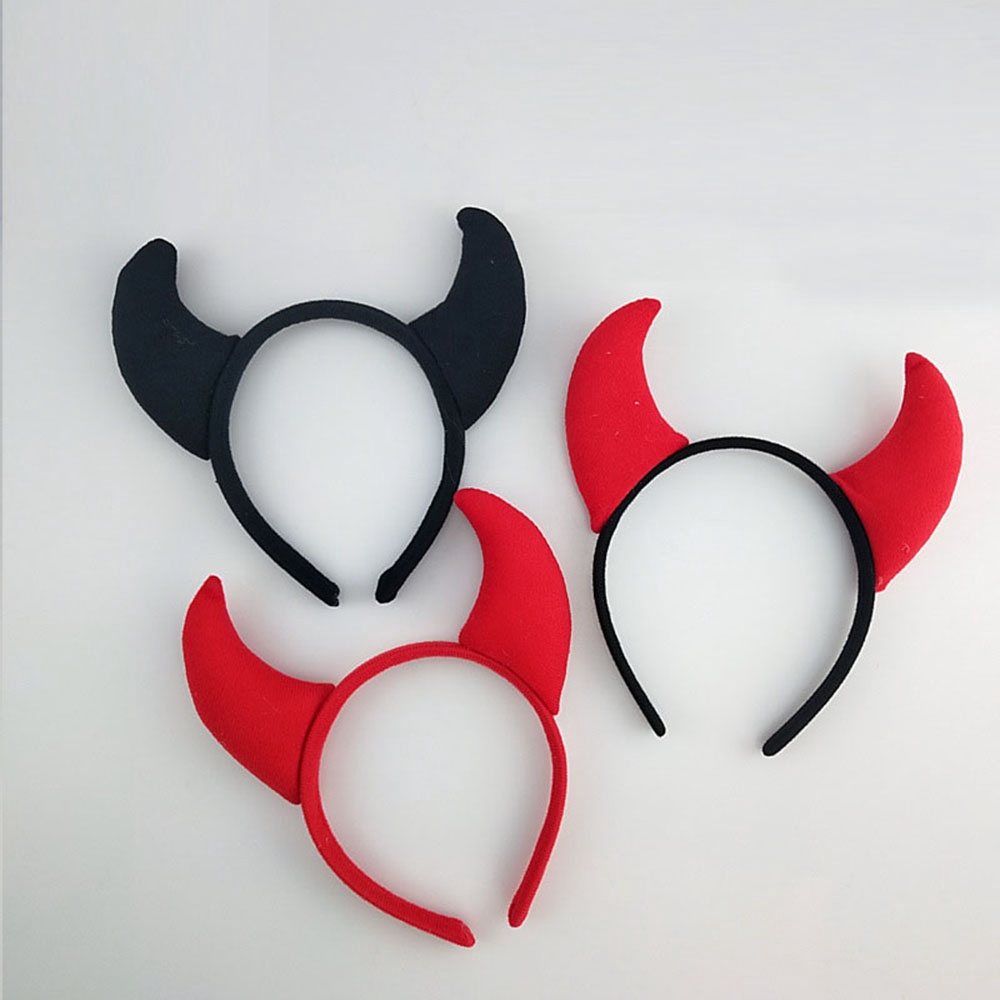 Cài tóc tạo hình sừng quỷ hóa trang halloween độc đáo xinh xắn