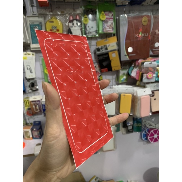 bộ miếng dán lưng kèm viền 3D oppo F3