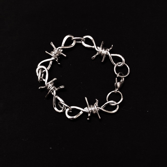 Vòng Tay Kẻm Gai Dành Cho Nam Nữ, Vòng Tay Barbed Wire Unisex Phong Cách Cá Tính