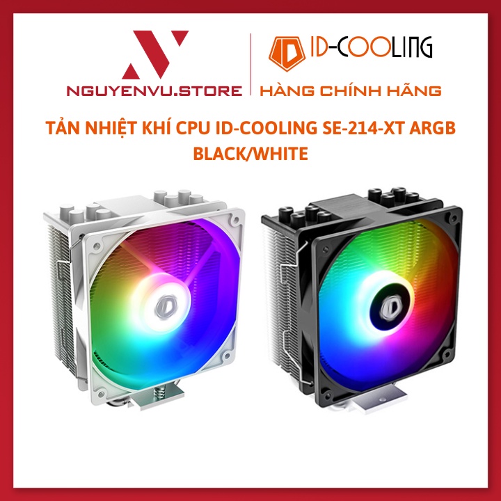 Tản nhiệt khí CPU ID-COOLING SE-214-XT ARGB Black/White - Hàng chính hãng