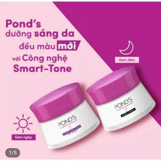 Kem Dưỡng Trắng Cao Cấp Ban đêm Pond's Flawless Radiance Derma+ Mattifying Day Cream -50g