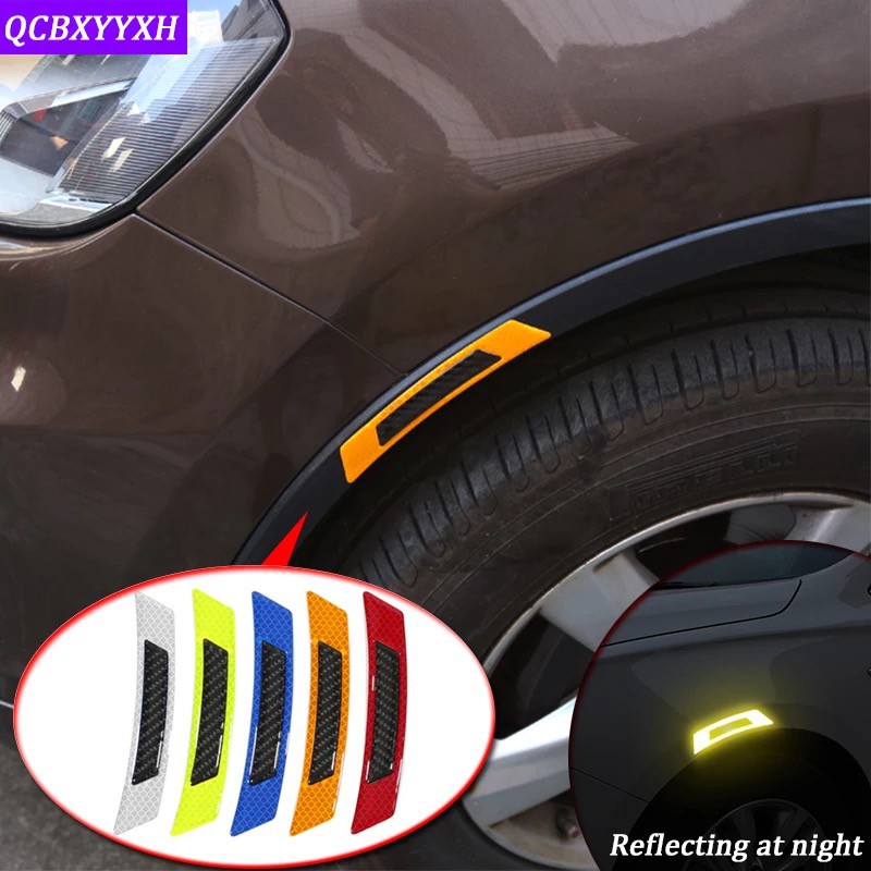 Bộ 2 miếng dán phản quang vè xe ô tô