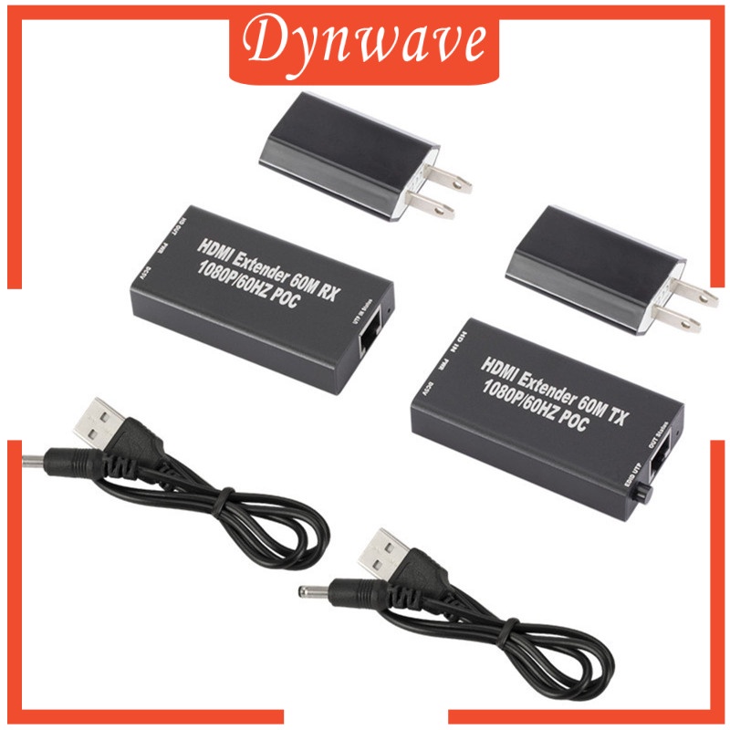 [DYNWAVE] HDMI Extender Balun with IR Over Single CAT5e or CAT6 60M