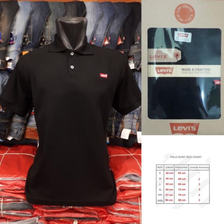 Áo Thun Polo Levis Nguyên Bản Cho Nam | Áo Sơ Mi Cổ Trụ Levis | Áo Thun Nam Nhập Khẩu USA !