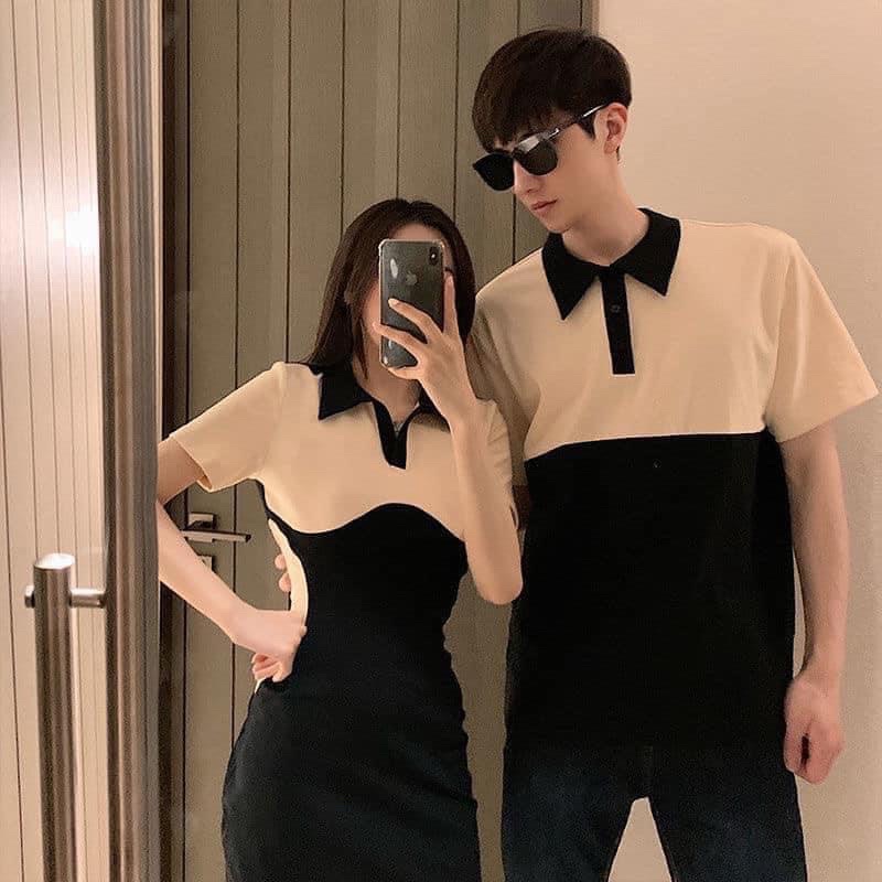 ❤️Set đồ đôi áo nam + váy siêu xinh 💕