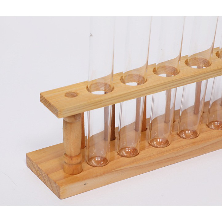 Giá đỡ ống nghiệm gỗ phi 2,2cm