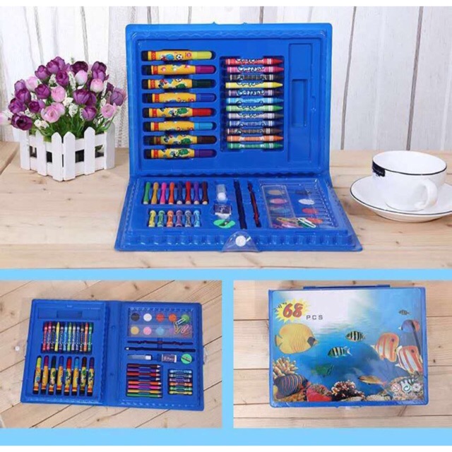 [Mã TOYSEP giảm 10% tối đa 15K đơn bất kỳ] HỘP MÀU 86 CHI TIẾT CHO BÉ YÊU