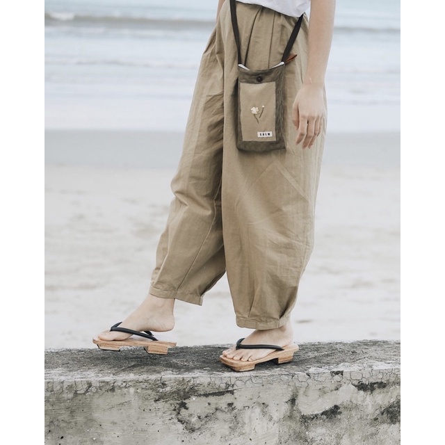 Quần dài Circus linen premium phong cách vintage Nhật Bản by Calm