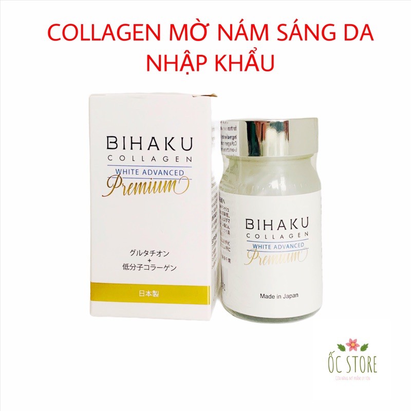 Viên Uống Trắng Da Collagen Bihaku Nhật Bản Chính Hãng 30 viên