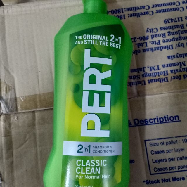 Dầu Gội Và Xả 2 In 1 Pert Plus của Mỹ.