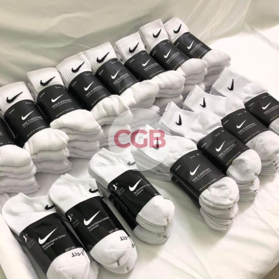 Vớ/Tất 𝐍𝐈𝐊𝐄 Cổ Cao - Công Nghệ Thể Thao Dri-Fit Drifit - Thấm hút mồ hôi cực tốt