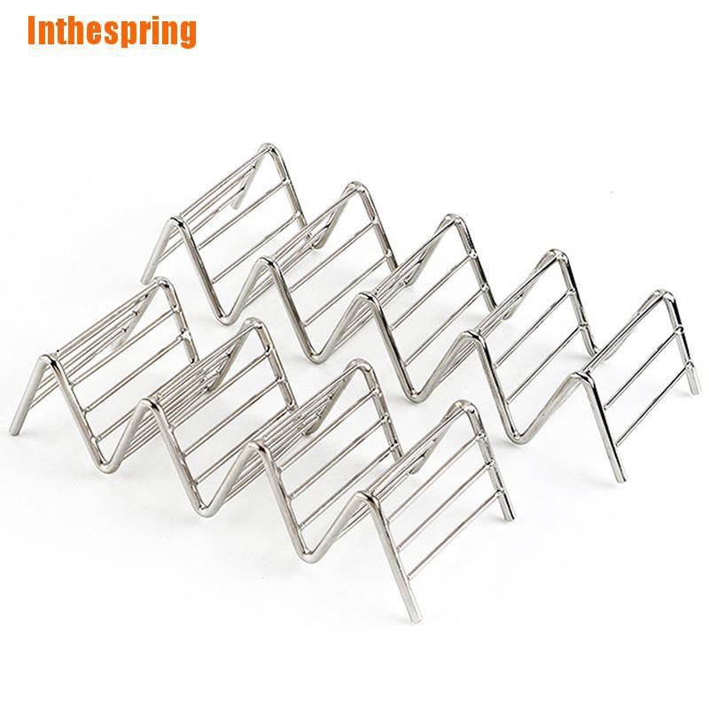 Giá Để Bánh Taco 1-4 Ngăn Bằng Thép Không Gỉ