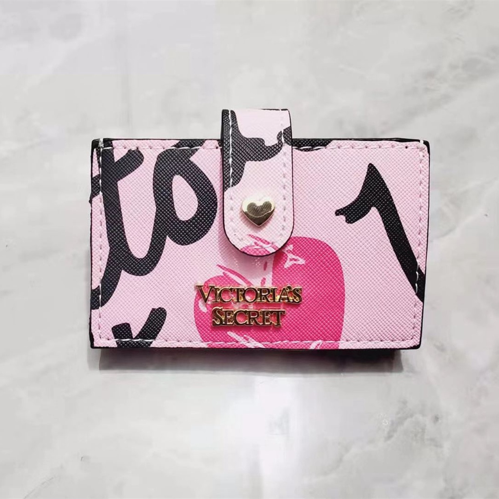 Ví Da PU Nhiều Ngăn Đựng Thẻ In Họa Tiết Tinh Tế