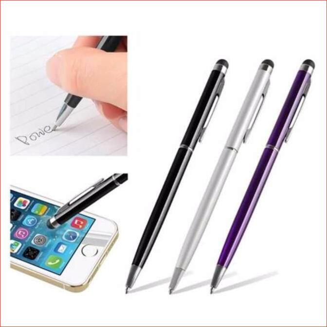 Bút cảm ứng cho điện thoại, máy tính bảng, laptop có đầu bút bi, viết cảm ứng màn hình cho Iphone, Ipad, Samsung Android