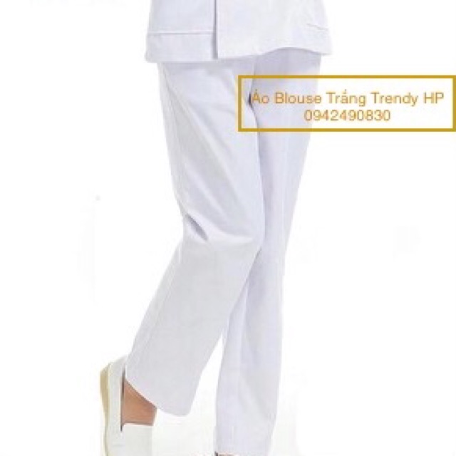 Quần blouse trắng nam nữ hàng đẹp
