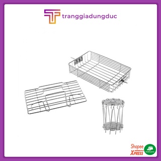 Phụ kiện Nồi chiên không dầu Klarstein Turbor 9L (Xiên thịt + Lồng dẹt)