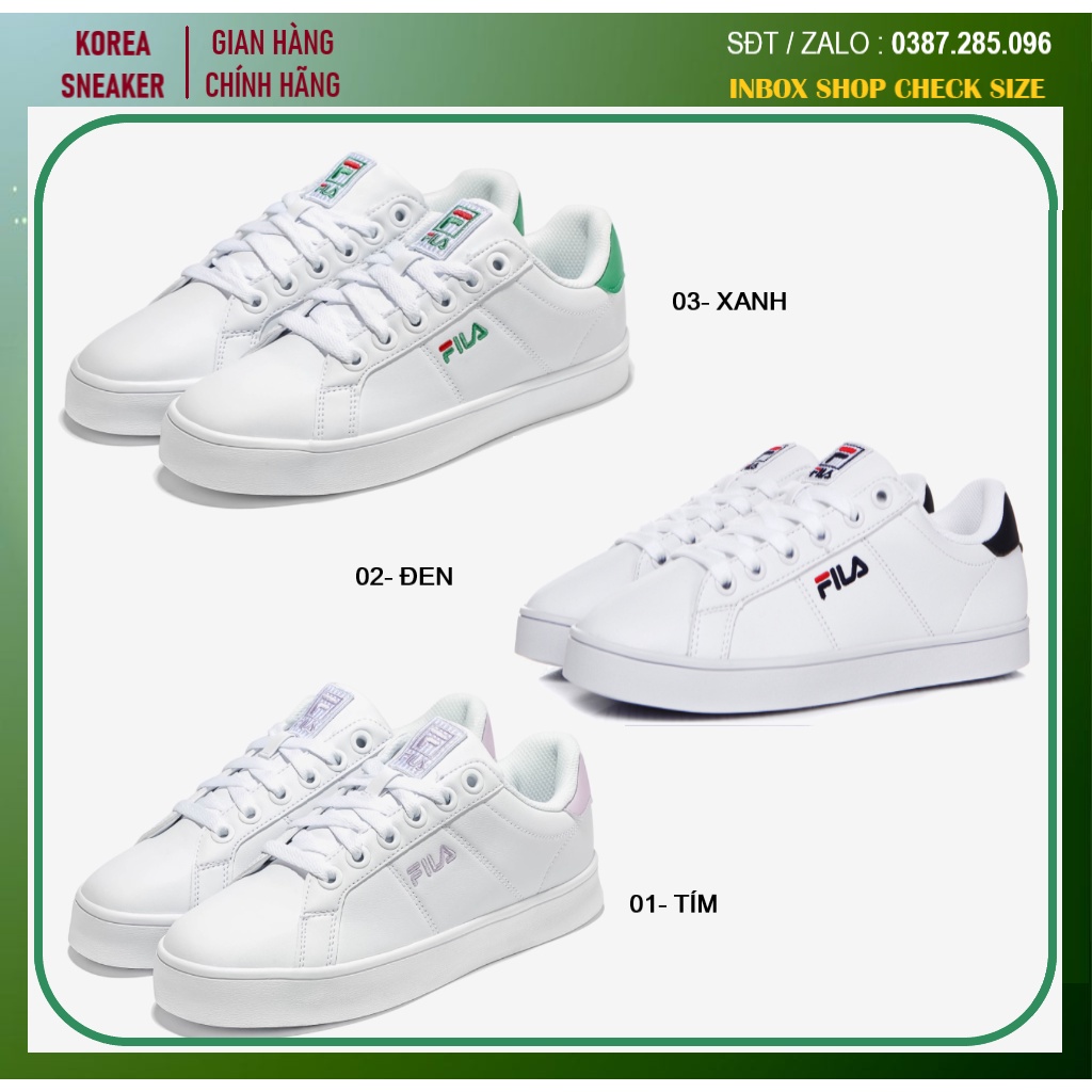 Giày Thể Thao Fila Court Deluxe Hàn Quốc - Snecker Chính Hãng 100%