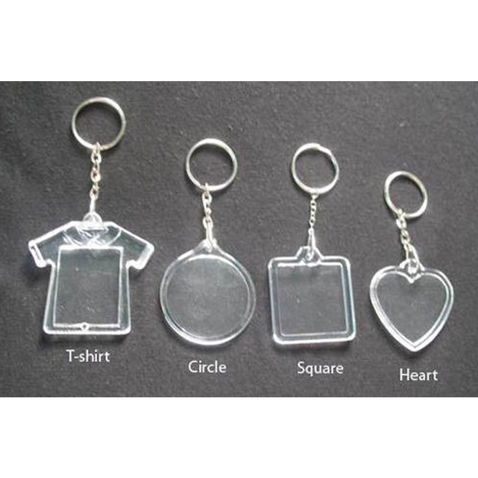 Khung Ảnh Bằng Acrylic Có Móc Treo Chìa Khóa Diy Tiện Dụng