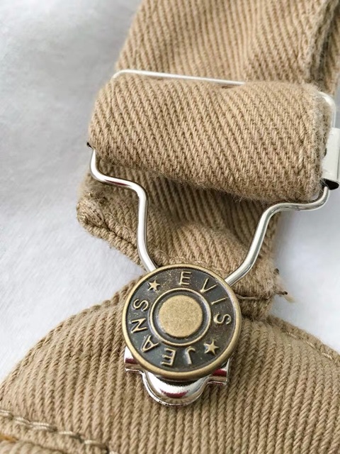 [KÈM ẢNH THẬT + SẴN] quần yếm kaki dài túi ngực ulzzang hàn quốc basic màu be đậm | BigBuy360 - bigbuy360.vn