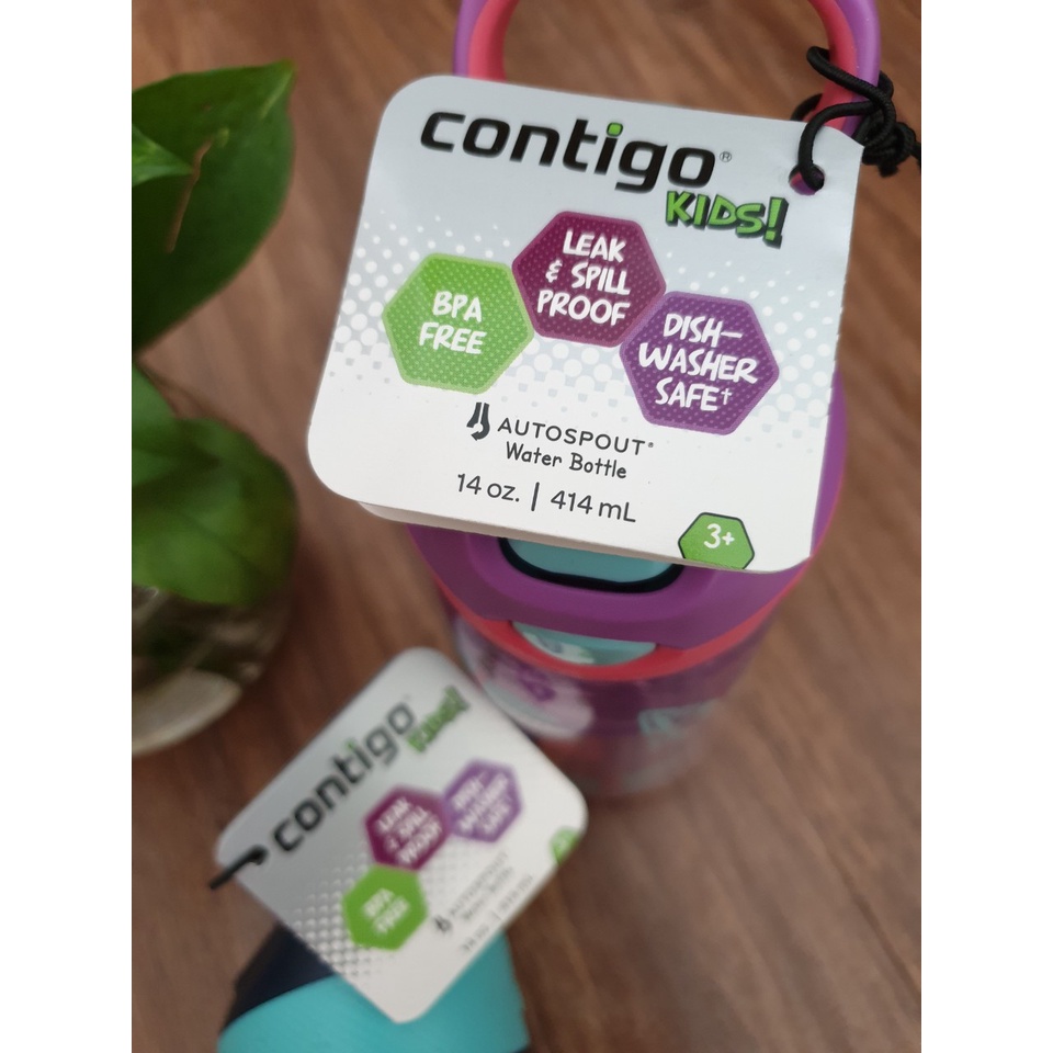 Bình Nước Contigo Kids - AutoSpout Striker 414ml cho bé