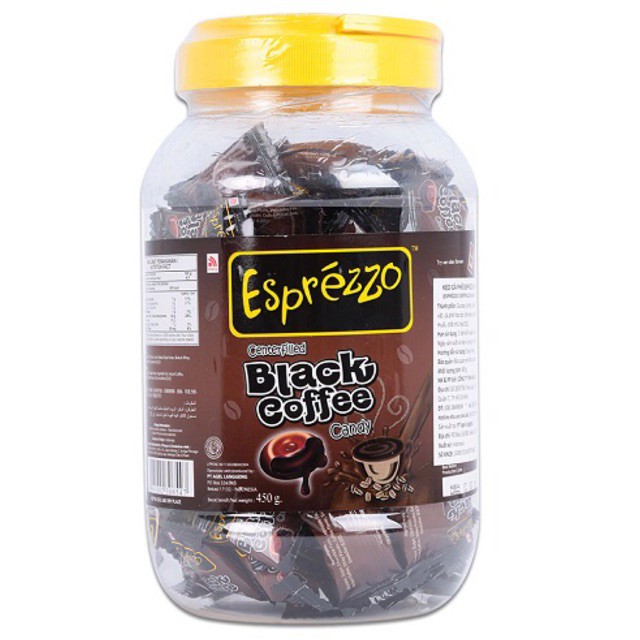 Kẹo Coffee Esprezzo Nhập Khẩu Indonesia_Hũ 450g