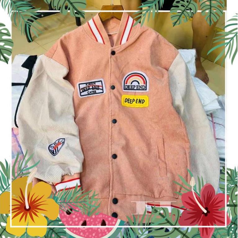 Áo bomber nhung cầu vồng EN HSN988 ATSHOP CHUYÊN SỈ LẺ THỜI TRANG