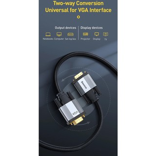 Cáp 2 đầu VGA Baseus Enjoyment Series