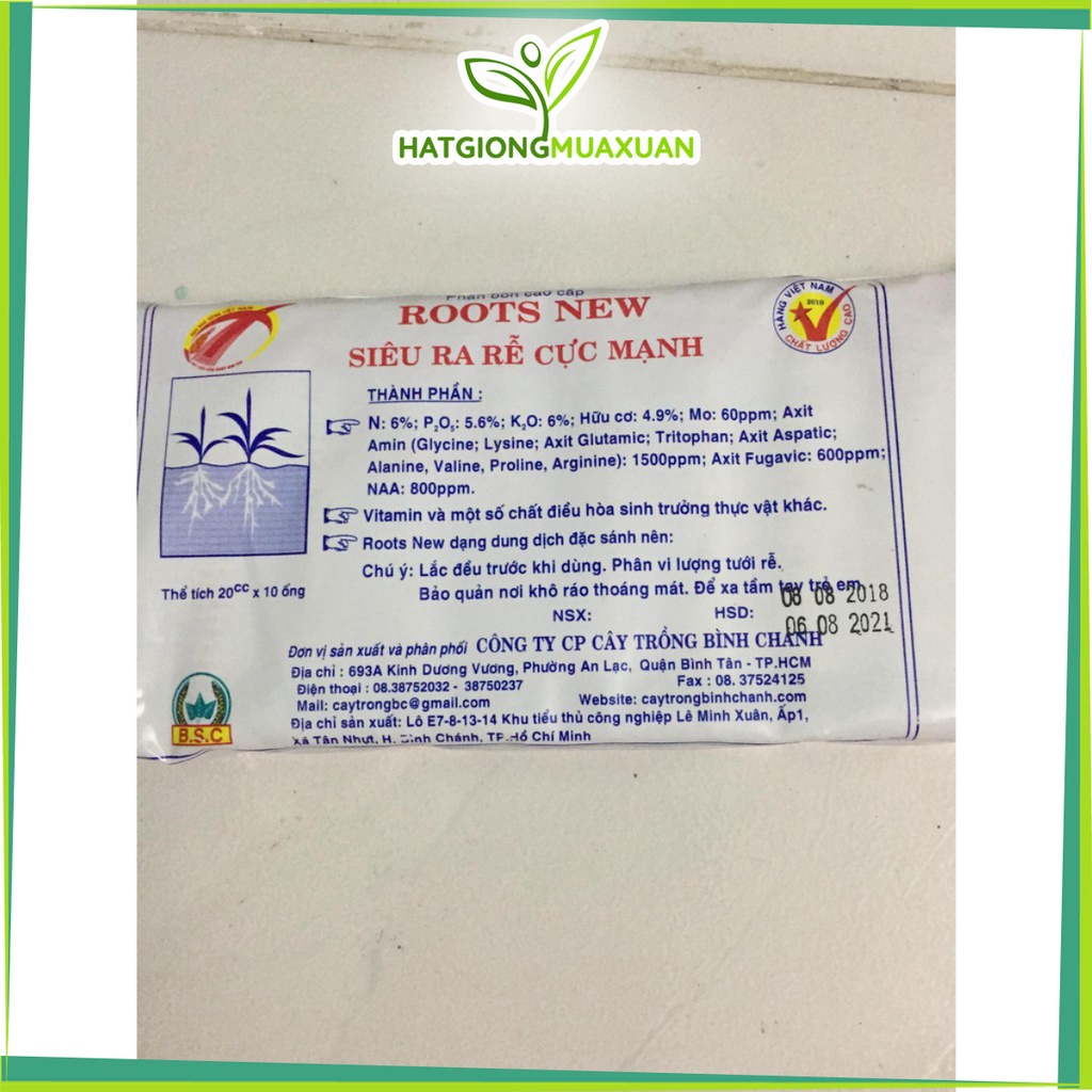 [SIEURE] Phân vi lượng kích rễ Bimix - siêu ra rễ cực mạnh 20ml hàng đẹp, phân phối chuyên nghiệp.