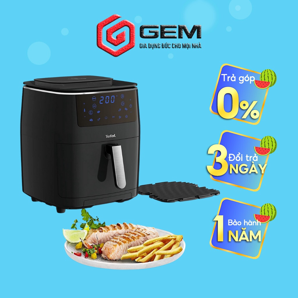 Nôi hấp - nướng - chiên không dầu TEFAL GRILL &amp; STEAM XXL FW2018