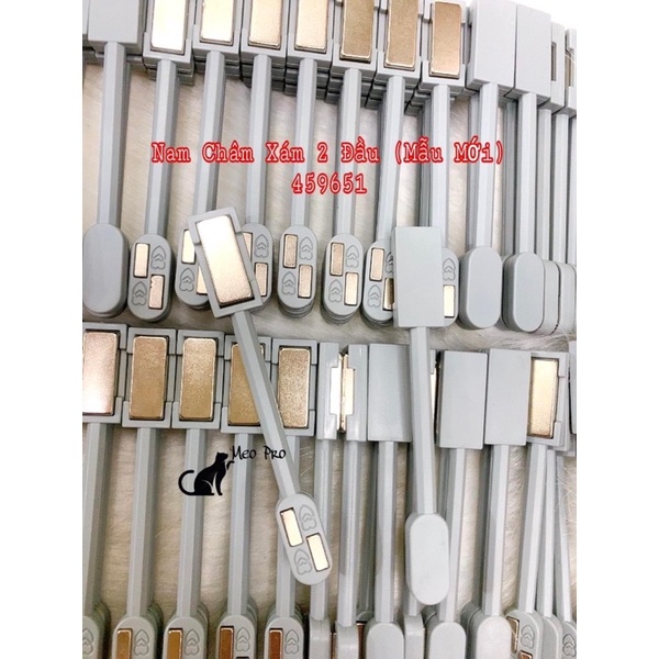 Nam châm 2 đầu hơ sơn gel mắt mèo làm móng tay chân