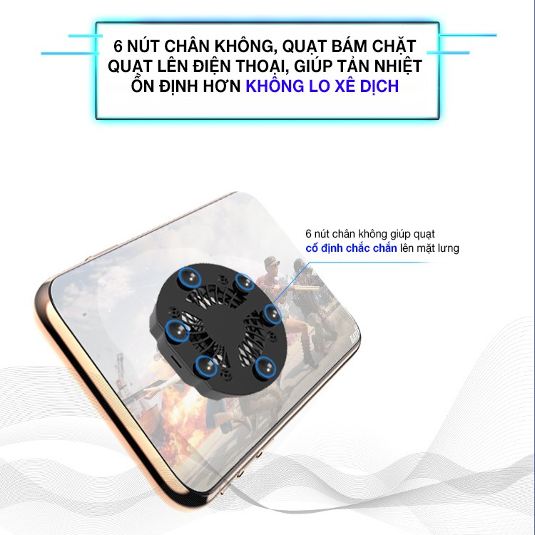 Quạt tản nhiệt cho Gamer chống rơi - Home and Garden