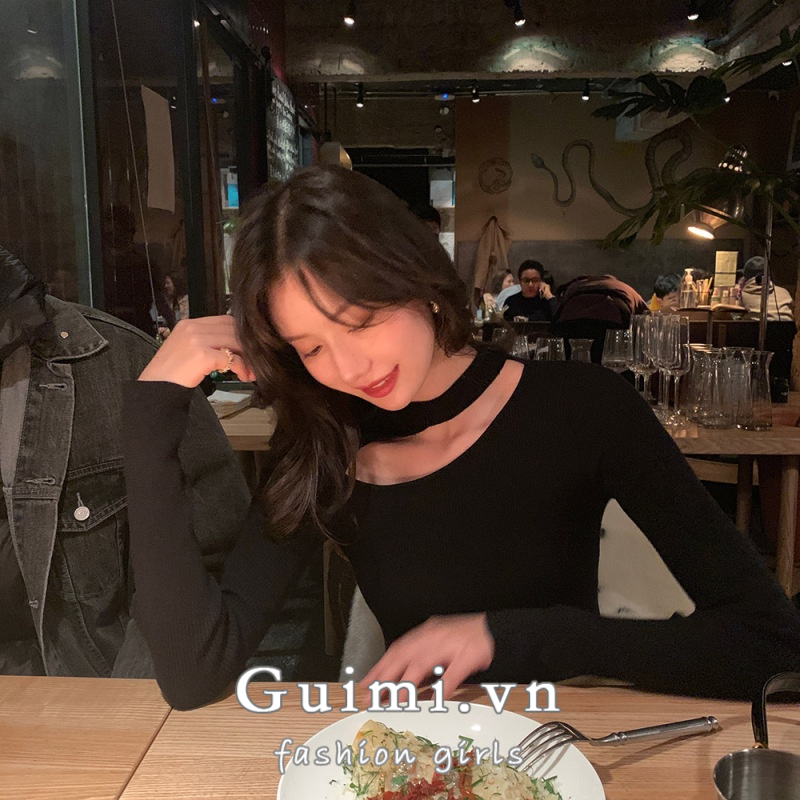 Áo len nữ NZN dài tay cổ tròn thời trang Hàn Quốc