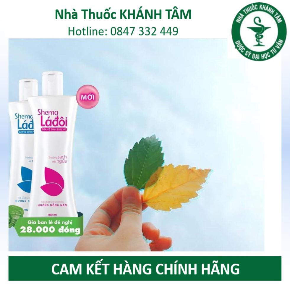 ! Dung dịch vệ sinh Shema Lá Đôi 100ml, 200ml [Shima, sema, shemar] ! !