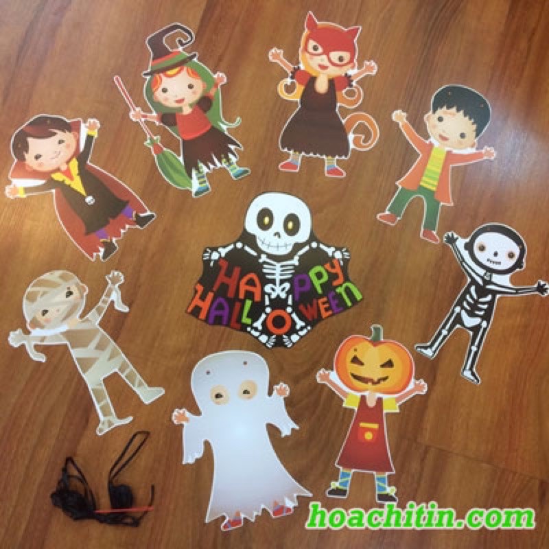 Dây Treo Trang Trí Halloween hoạt hình siêu xinh