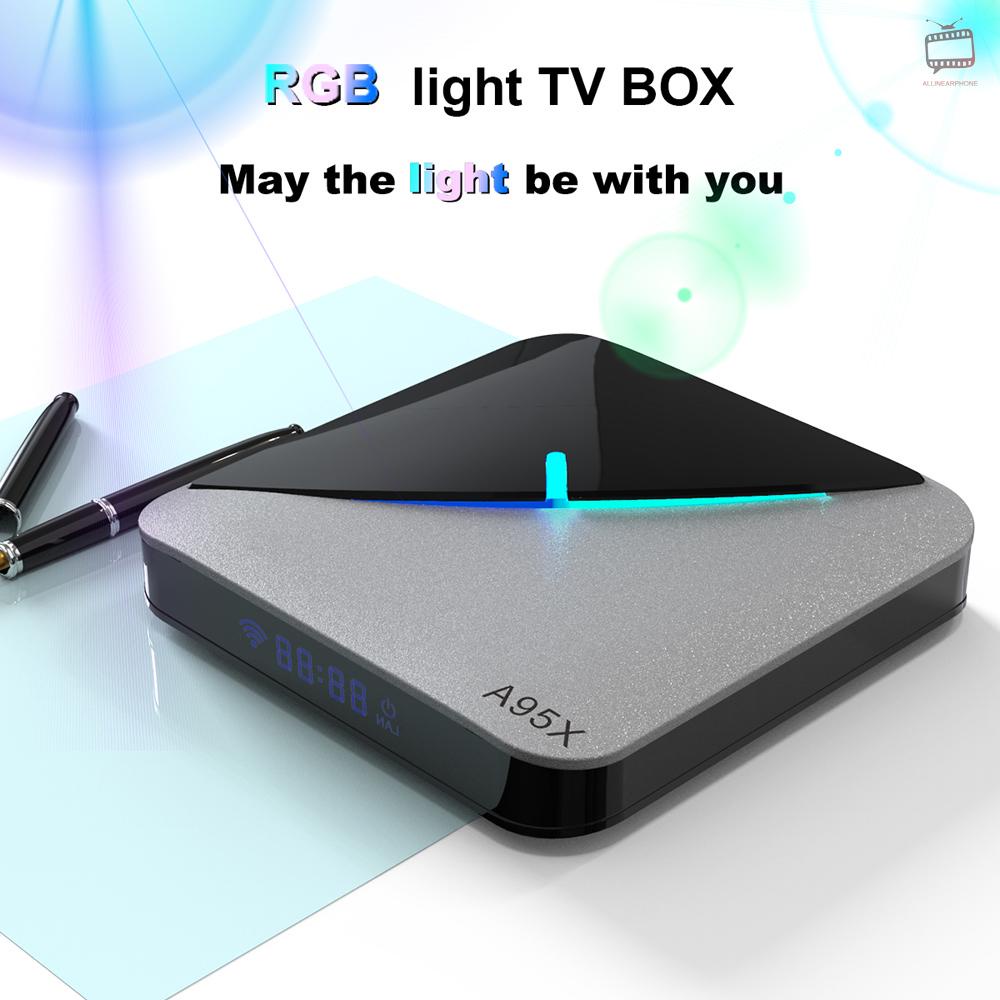 Tv Box A A95X F3 Air Smart Tv Box Android 9.0 8k Uhd 4k 75fps Media Player Amlogic S905X3 2gb / 16gb 2.4g / 5g Wifi Bt4.2 100