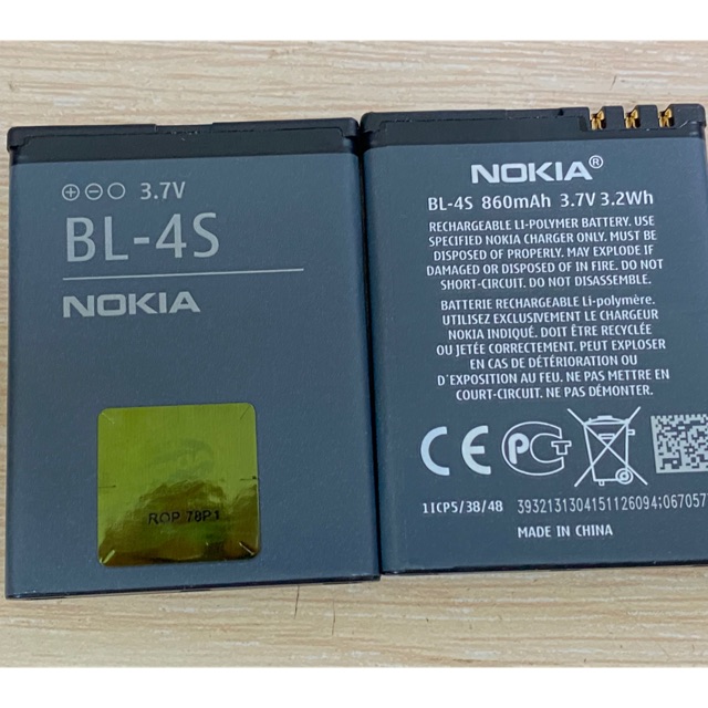 Pin Nokia 4S dùng cho các loại máy nokia X3-02