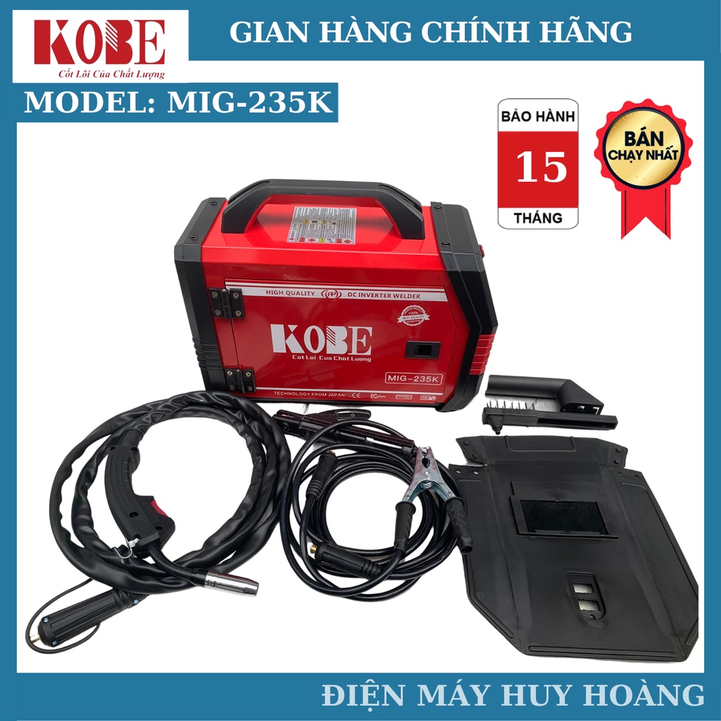Máy hàn mig  mini KOBE 235K - mic 252K - Máy hàn 2 chức năng mig-que giá tốt nhất